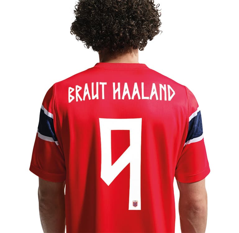 Nike NORGE Mens Stadium Home Jersey BRAUT HAALAND 2026