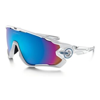 Jawbreaker Prizm Sapphire Polished White sportsbrille