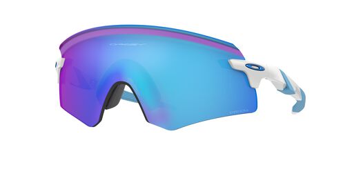 Encoder W/Prizm Sapphire Polished White sportsbriller