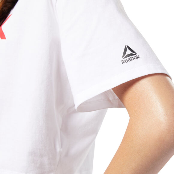 TE Linear Logo Crop t-skjorte dame