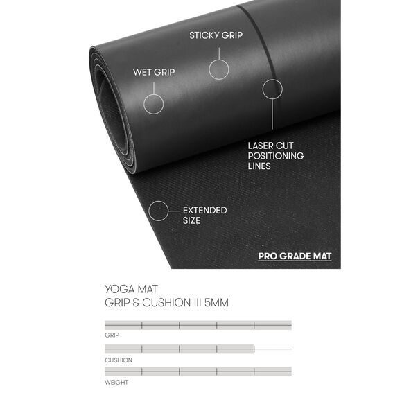 Grip&Cushion III 5mm yogamatte