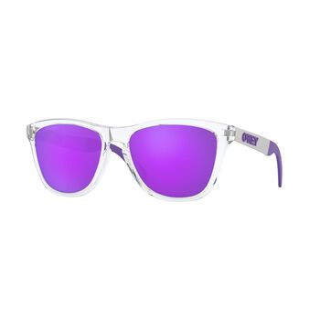 Frogskins Mix Violet Iridium Polarized - Polished Clear solbriller