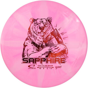 Gold Burst Driver Sapphire 173 g+ frisbeegolf disk