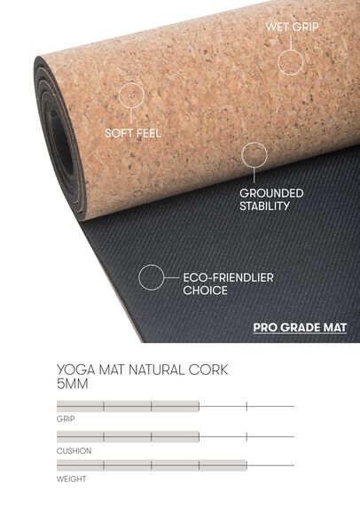 Natural Cork 5 mm yogamatte