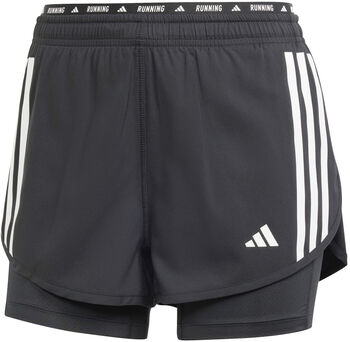 Own the Run 3-Stripes 2-in-1 shorts dame