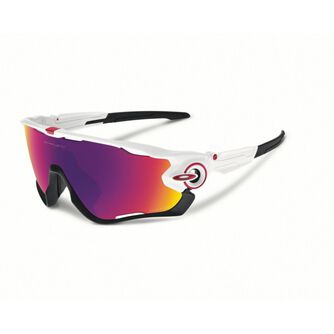 Jawbreaker Prizm Road Polished White sportsbrille