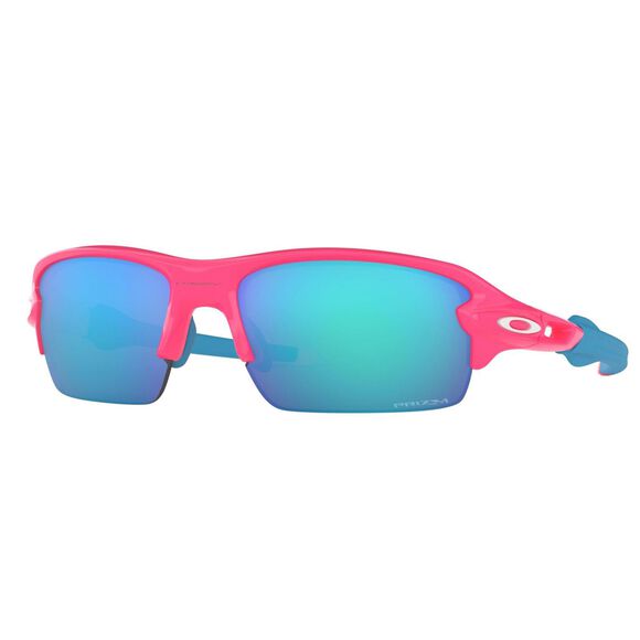 Flak XS Neon Pink - Prizm™ Sapphire sportsbrille junior