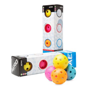 Aero Floorball 4-pk innebandyballer