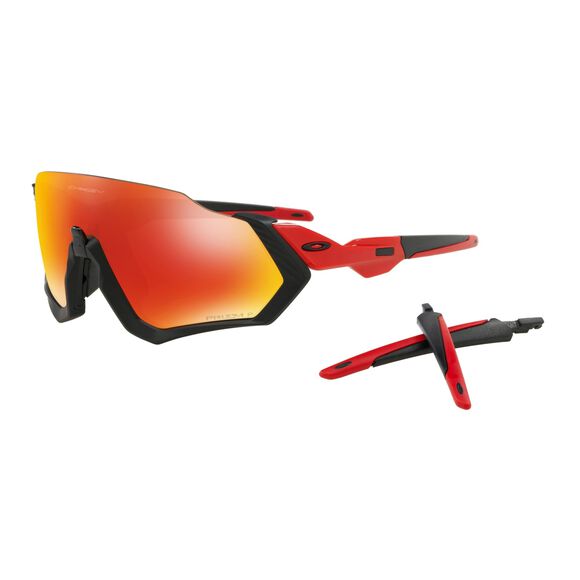 Flight Jacket Prizm™ Ruby Polarized - Matte Black Redline sportsbriller