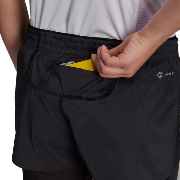Run Fast Two-in-One løpeshorts dame