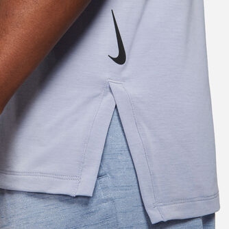 Nike, Yoga Dri-FIT teknisk t-skjorte herre, root, Blå
